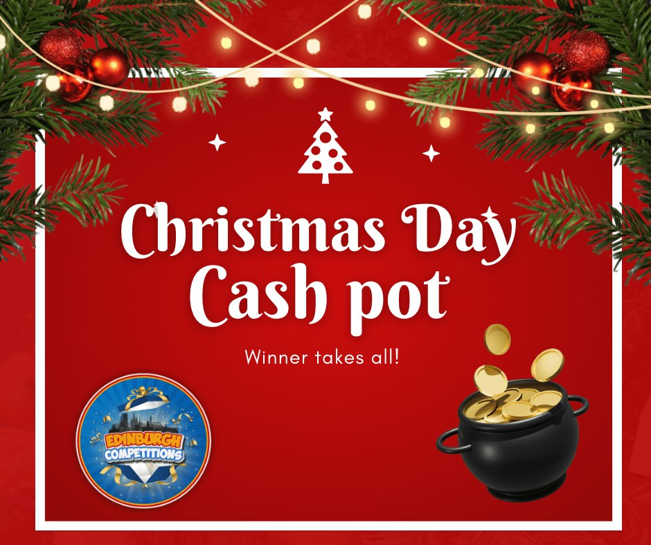 Christmas cash pot