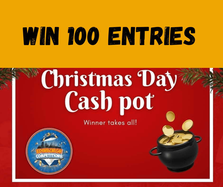 100 entries into the Christmas Cashpot